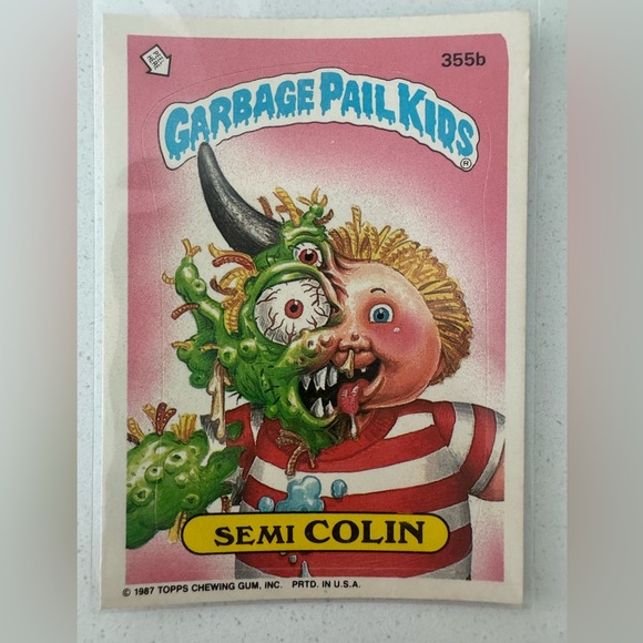 rare garbage pail kid cards Amazon.com: GARBAGE PAIL KIDS NEW SERIES main image 0